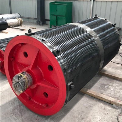 Tambour de grue au-dessus